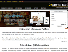 Tablet Screenshot of 24sevencart.com